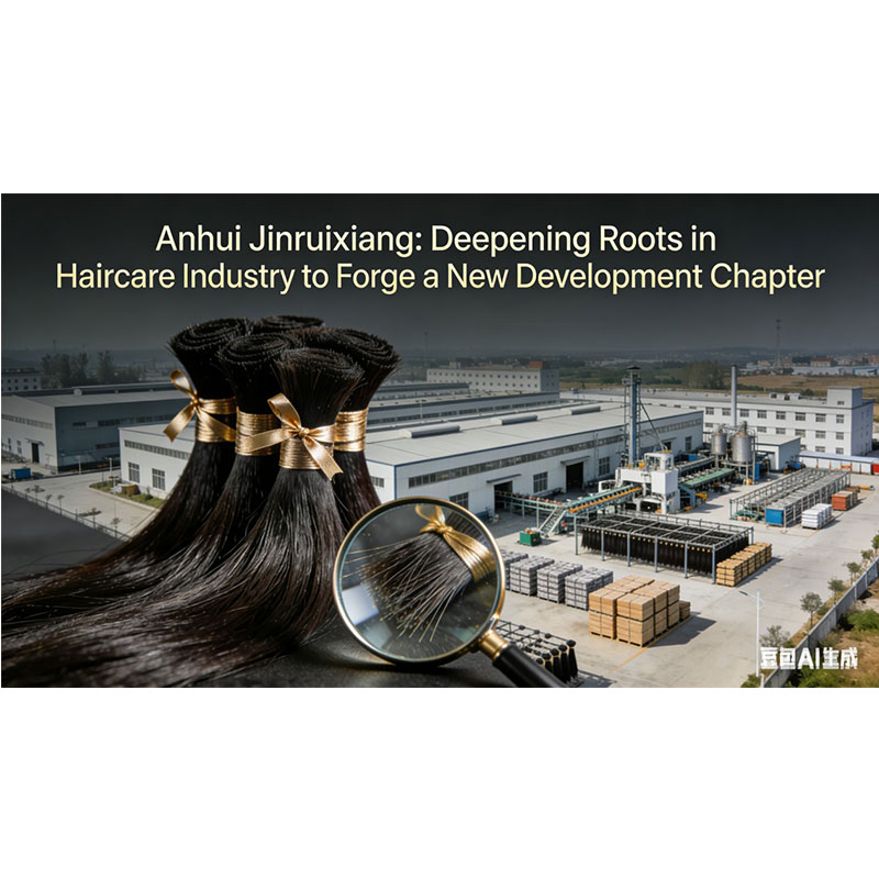 Anhui Jinruixiang: Яңа үсеш бүлеген булдыру өчен чәч продуктлары сәнәгатендә тамырларны тирәнәйтү