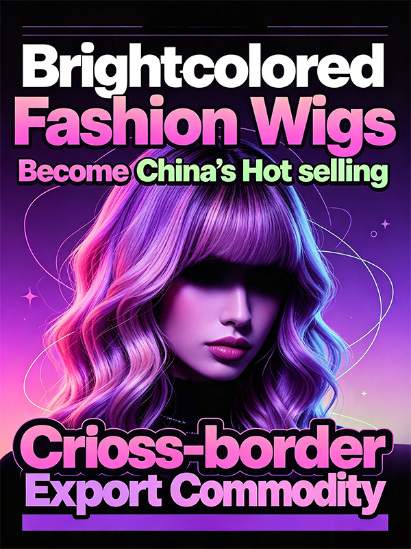 Bright-colored Fashion Wigs Become China’s Hot-selling